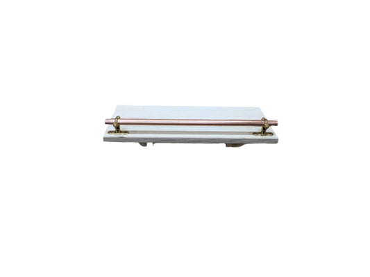 Fixed Angle Mounting Brackets for Sloped Walls With or Without Shelf
