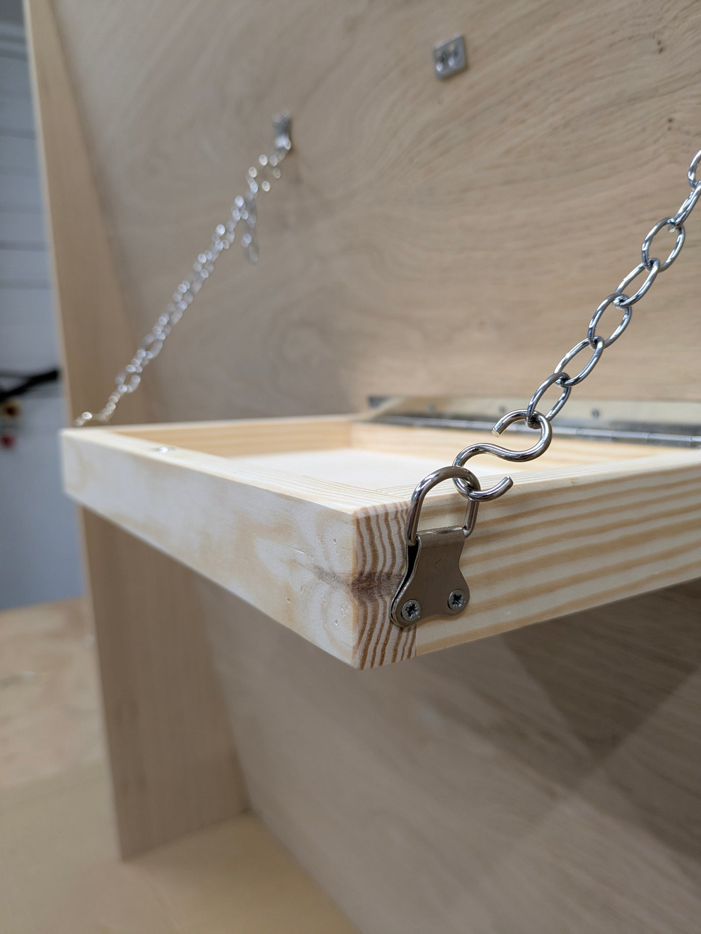 Ellie Shelf - Fold Up, Adjustable Shelf, great for slanted walls