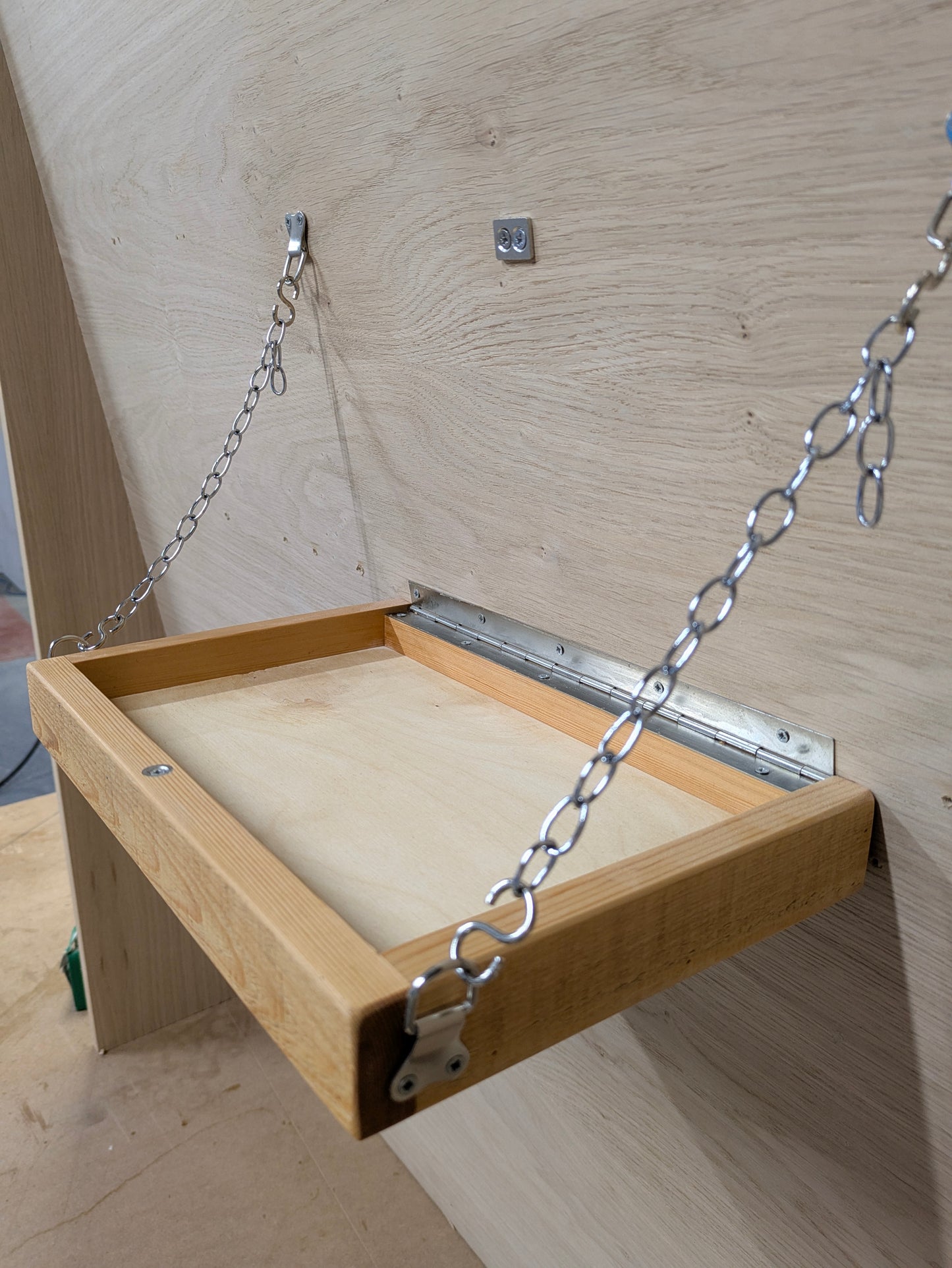 Ellie Shelf - Fold Up, Adjustable Shelf, great for slanted walls