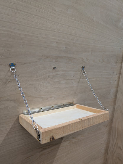 Ellie Shelf - Fold Up, Adjustable Shelf, great for slanted walls