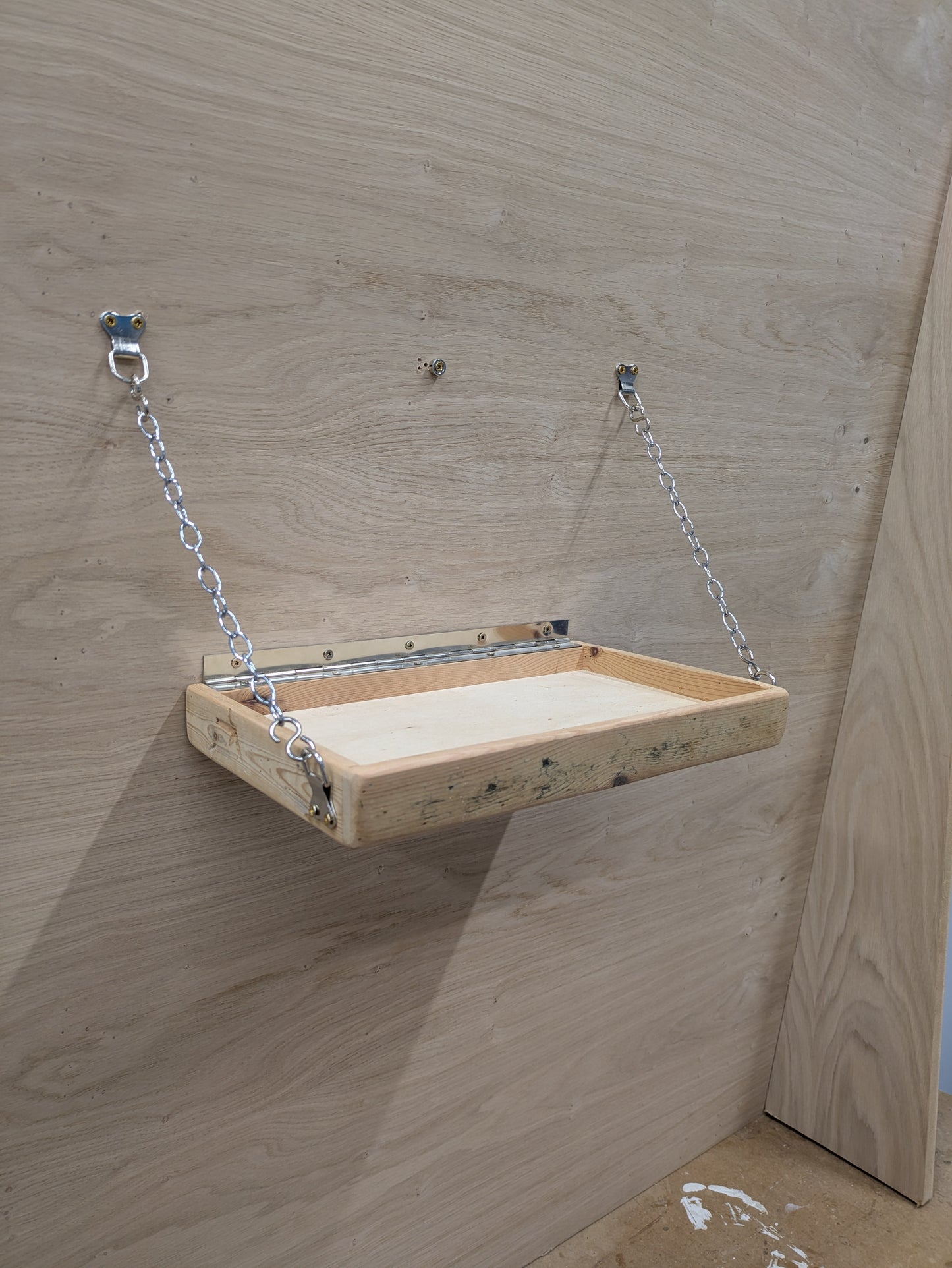 Ellie Shelf - Fold Up, Adjustable Shelf, great for slanted walls