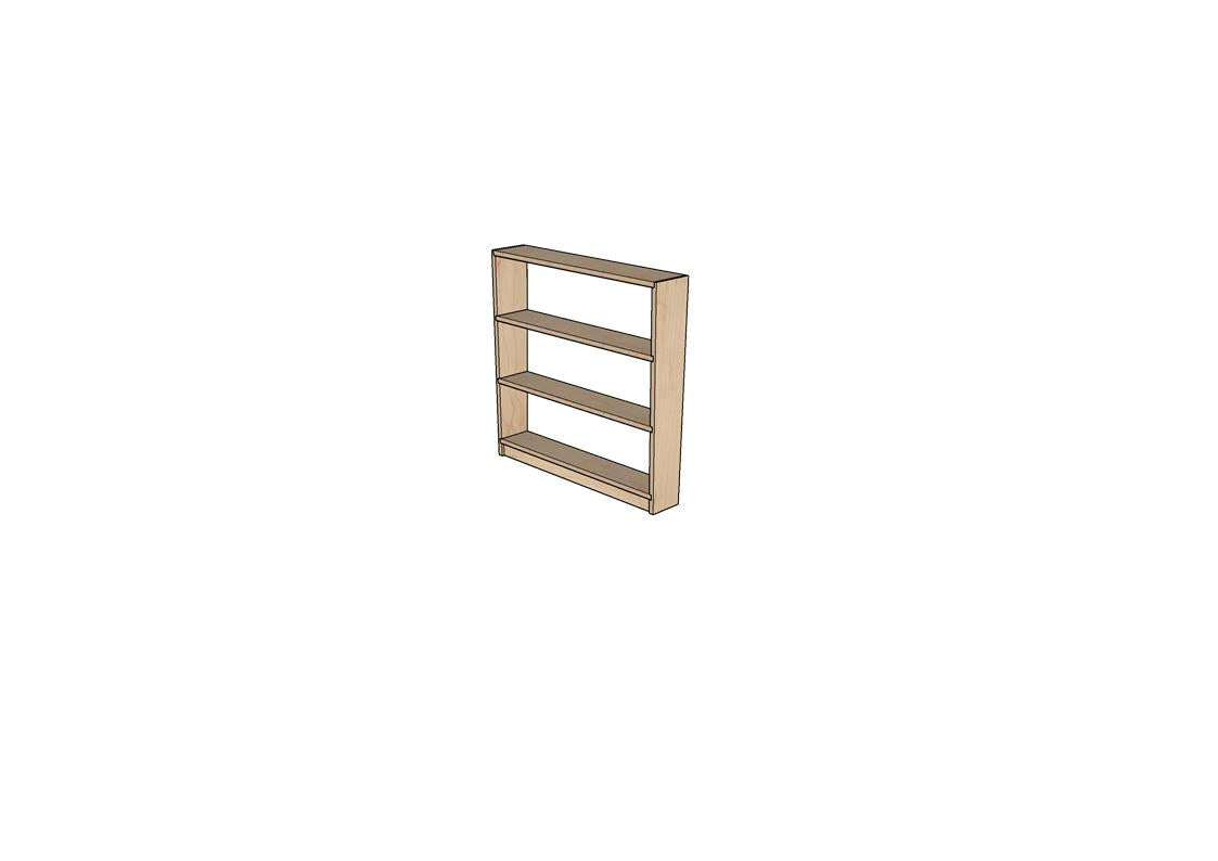 Under Gunwale Shelving Unit - Large - Also good for Bulkheads