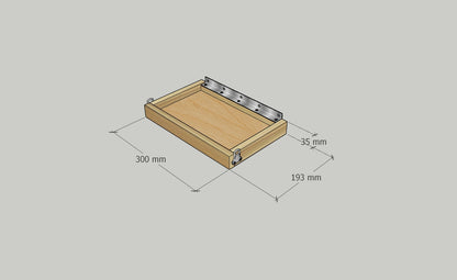 Ellie Shelf - Fold Up, Adjustable Shelf, great for slanted walls