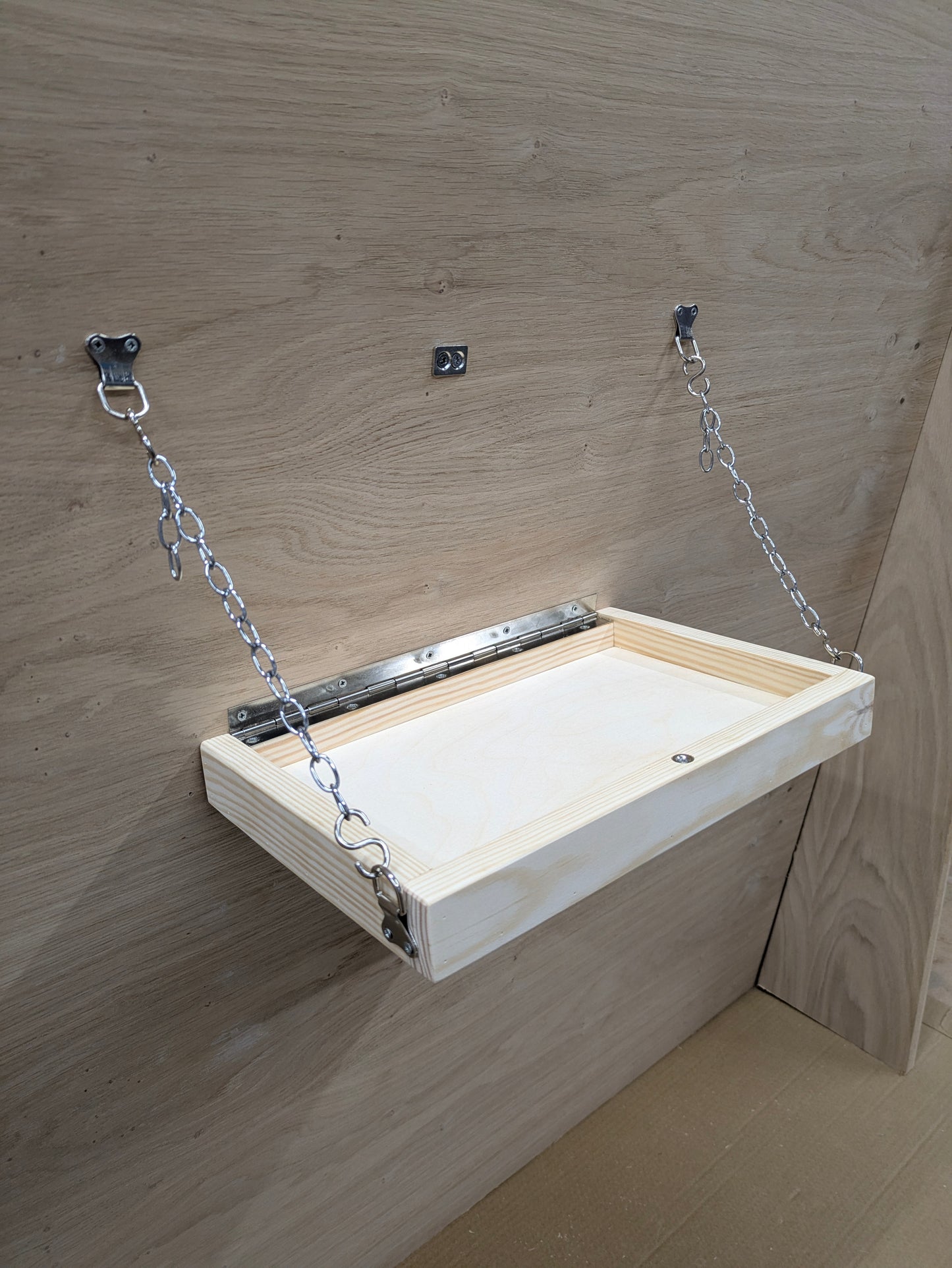 Ellie Shelf - Fold Up, Adjustable Shelf, great for slanted walls
