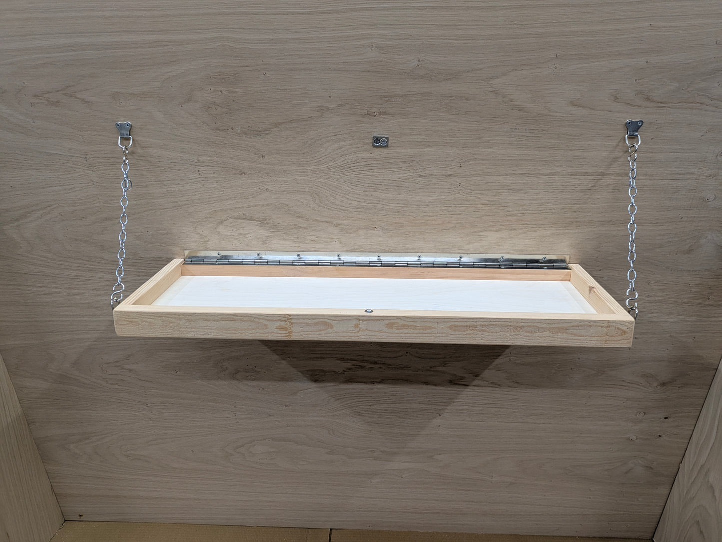 Ellie Shelf - Fold Up, Adjustable Shelf, great for slanted walls