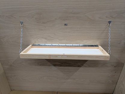 Ellie Shelf - Fold Up, Adjustable Shelf, great for slanted walls