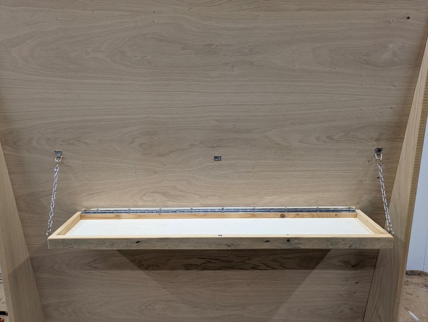 Ellie Shelf - Fold Up, Adjustable Shelf, great for slanted walls