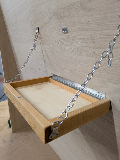 Ellie Shelf - Fold Up, Adjustable Shelf, great for slanted walls